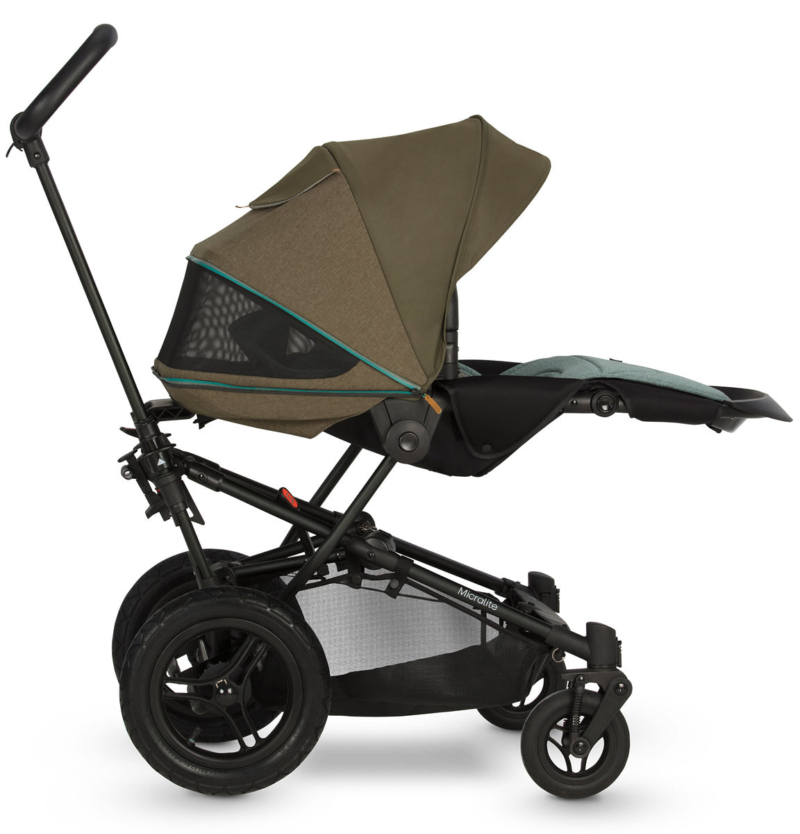 Micralite SmartFold Stroller + Bassinet - Evergreen