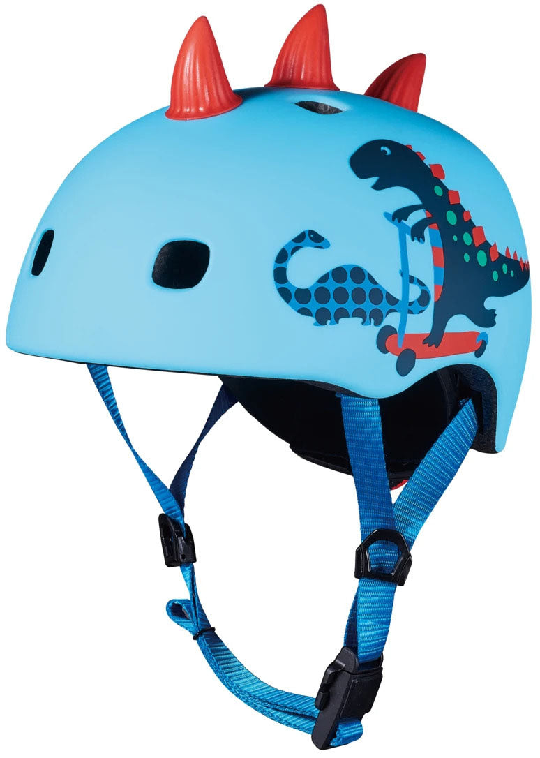 Micro Kickboard Helmet V2 - 3D Scootersaurus, Medium