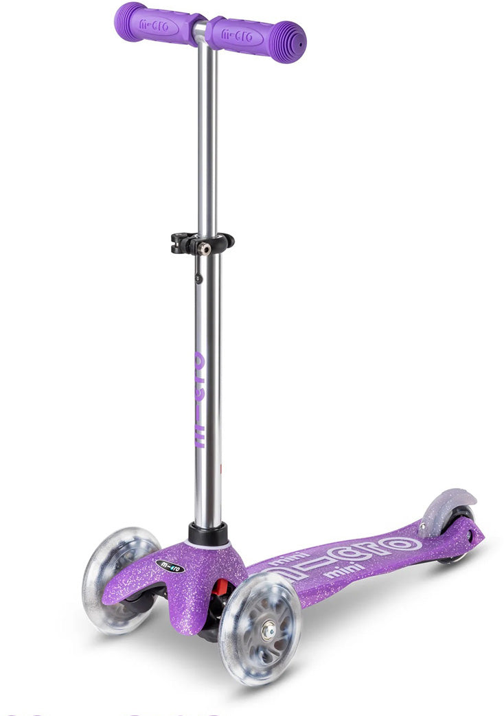 Micro Kickboard Micro Mini Glitter LED Scooter (2-5 years) - Fairy Purple