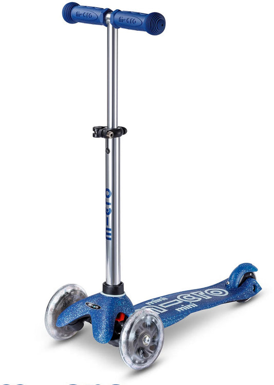 Micro Kickboard Micro Mini Glitter LED Scooter (2-5 years) - Galaxy Navy