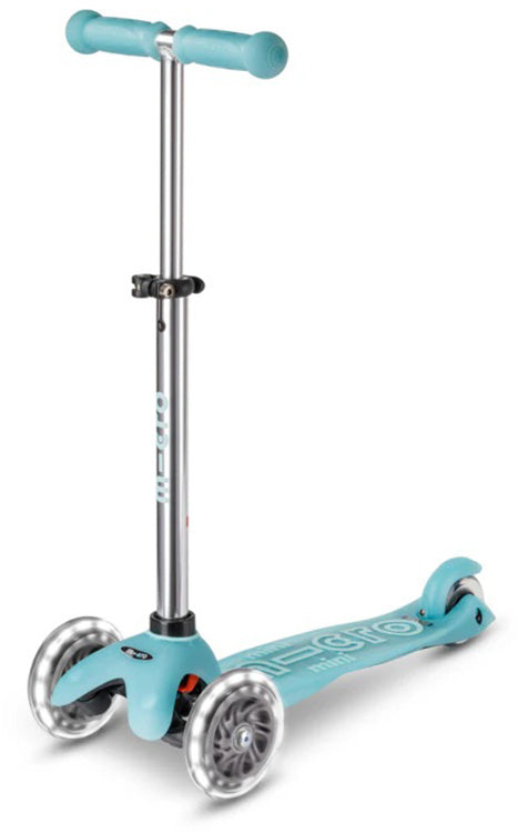 Micro Kickboard Micro Mini Glow Plus LED Scooter (2-5 years) - Glacier Aqua