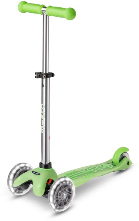 Micro Kickboard Micro Mini Glow Plus LED Scooter (2-5 years) - Icy Lime