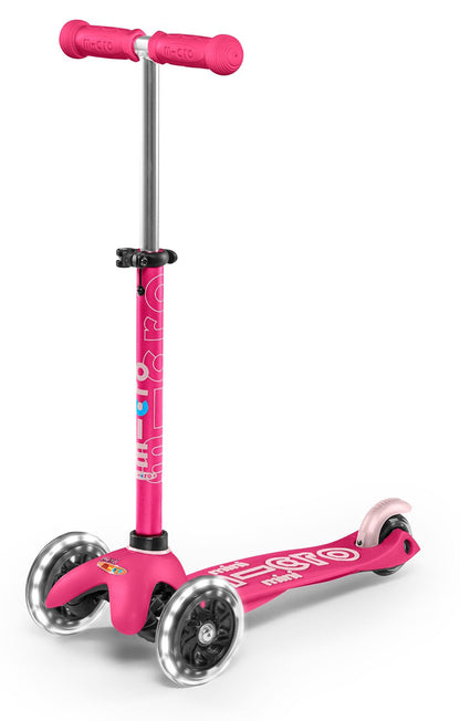 Micro Kickboard Mini Deluxe LED Scooter - Pink