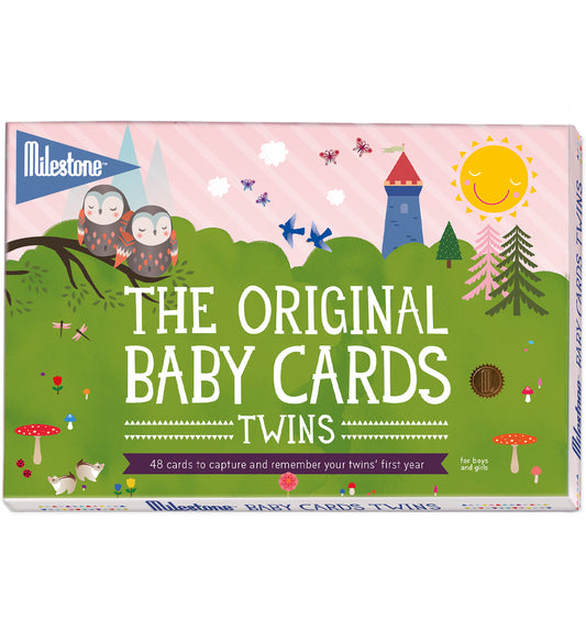 Milestone The Original Baby Cards - Twins