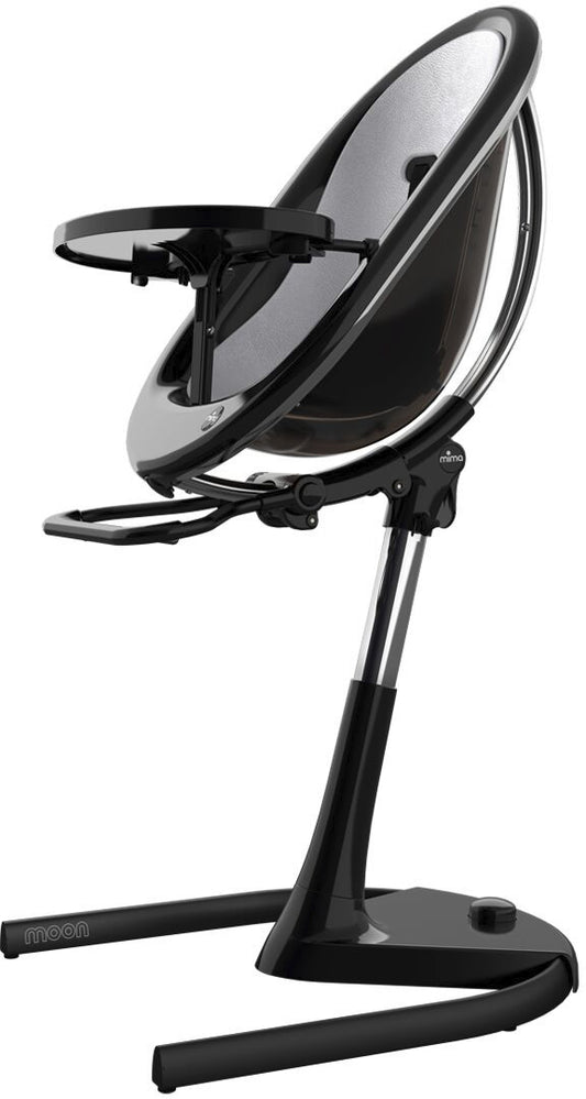 Mima Moon 2G High Chair - Black / Silver