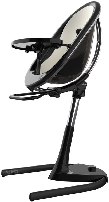 Mima Moon 2G High Chair - Black / White