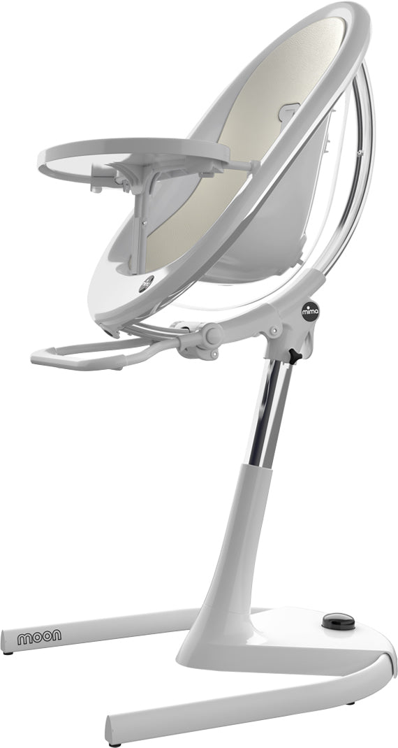 Mima Moon 2G High Chair - White / Snow White