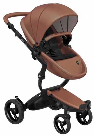 Mima OPEN BOX Xari 4G Complete Stroller, Black - Camel / Black