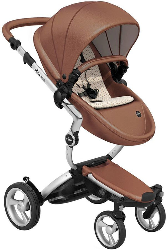 Mima OPEN BOX Xari 4G Complete Stroller, Silver - Camel / Sandy Beige