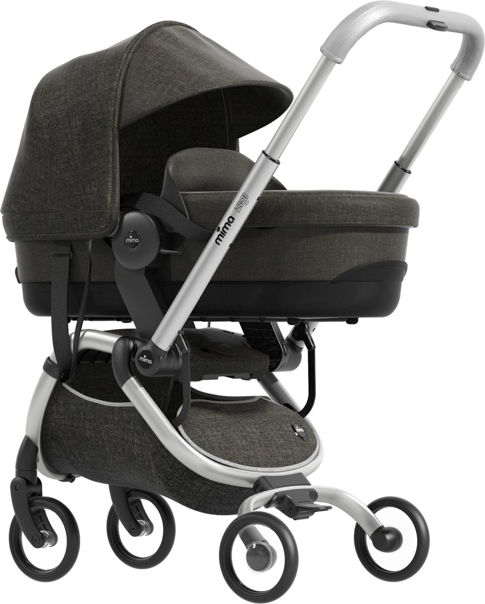 Mima Zigi/Xari Sport Bassinet - Charcoal