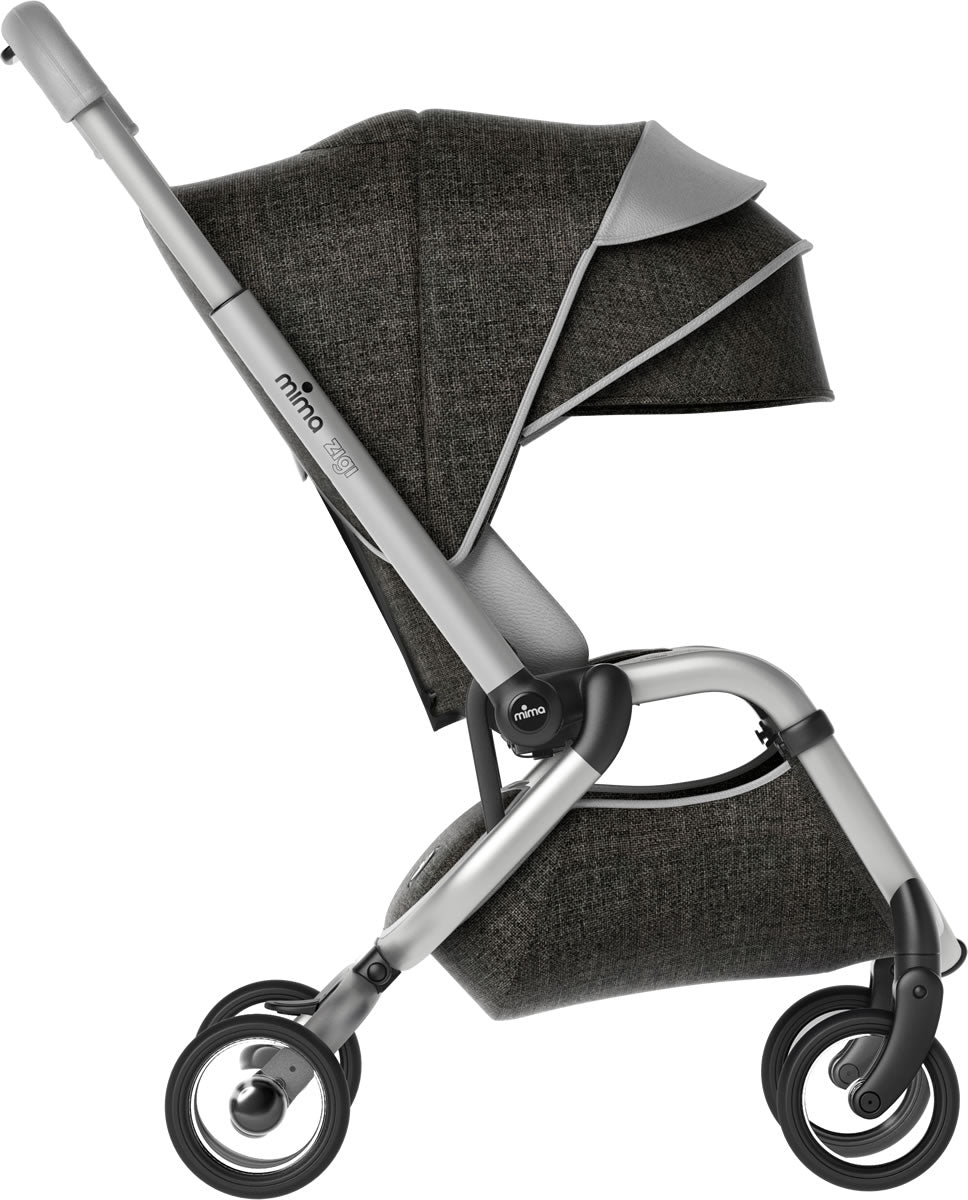 Mima Zigi Compact Stroller - Charcoal