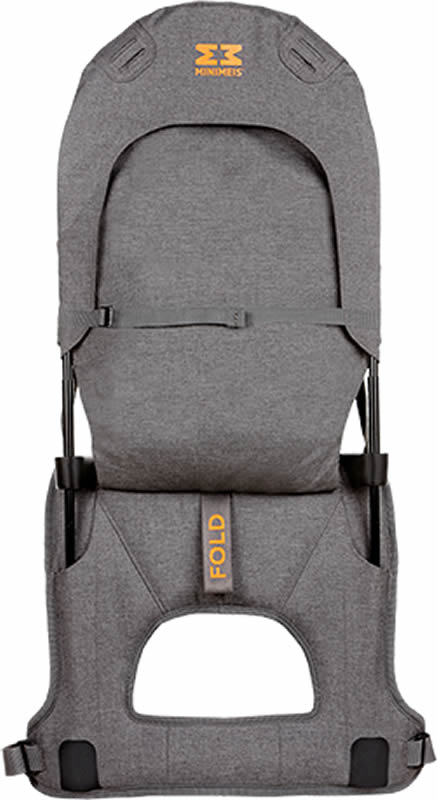 MiniMeis G4 Baby & Child Shoulder Carrier - Grey/Orange