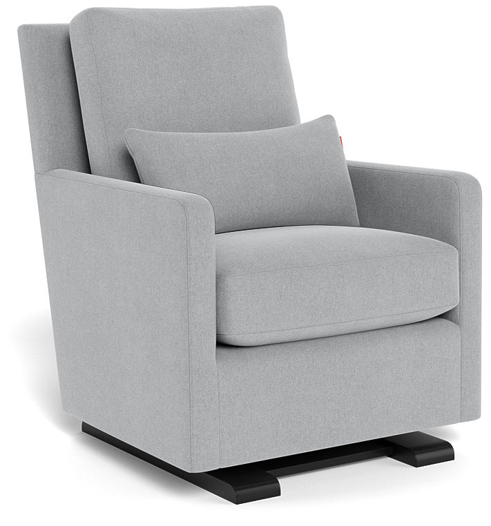 Monte Design Como Glider - Espresso Base / Heathered Nordic Grey Performance Fabric