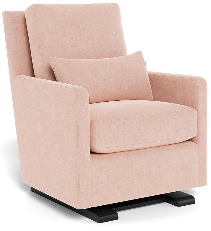 Monte Design Como Glider - Espresso Base / Heathered Petal Pink Performance Fabric