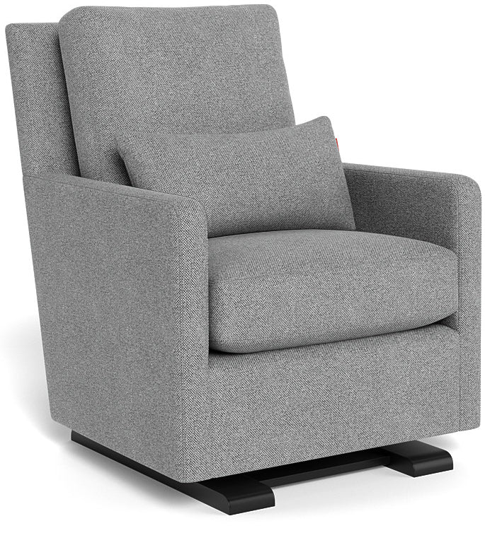 Monte Design Como Glider - Espresso Base / Pepper Grey Performance Weave Fabric