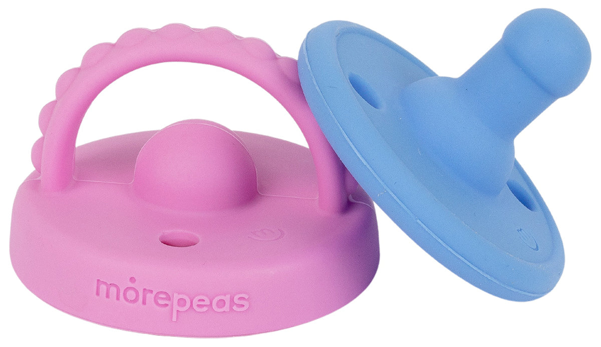 morepeas Flip & Store Pacifier - Grape