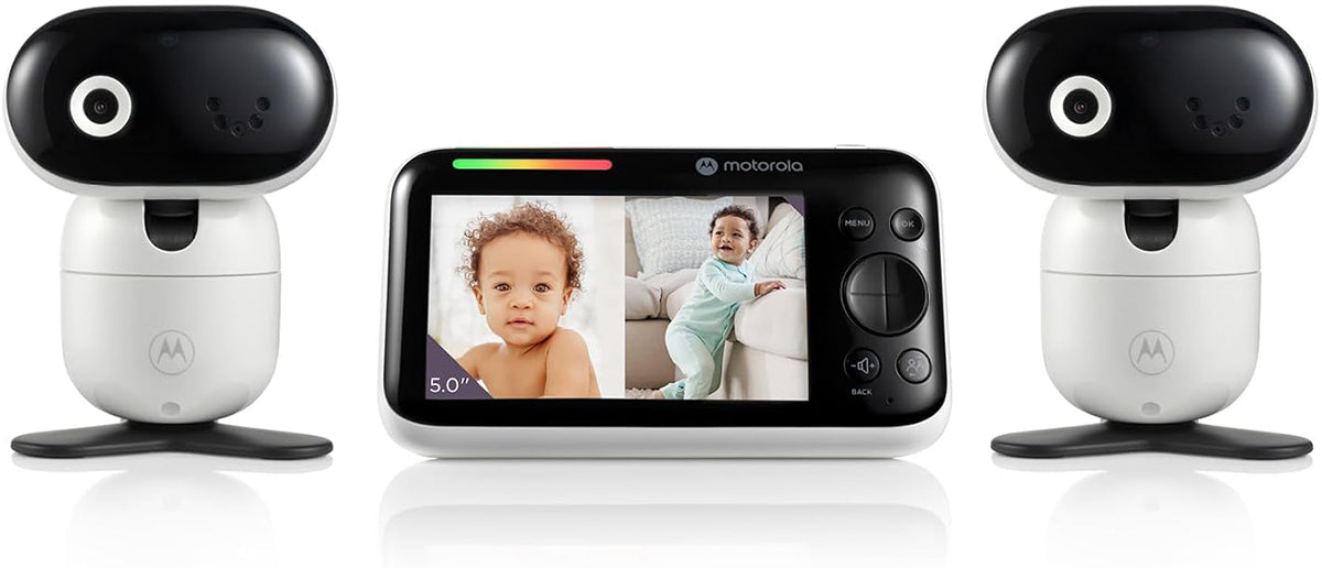 Motorola PIP1510 Connect 5" Wi-Fi Motorized Video Baby Monitor - 2 Camera Pack