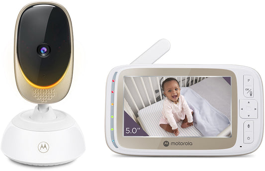 Motorola VM85 Connect 5" Wi-Fi Video Baby Monitor with Mood Light