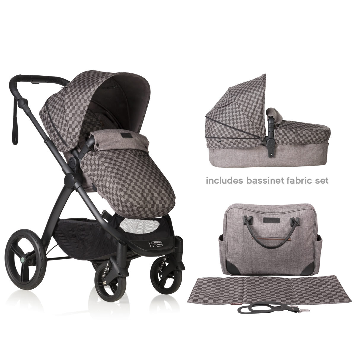 Mountain Buggy Cosmopolitan Full Size Stroller - Geo