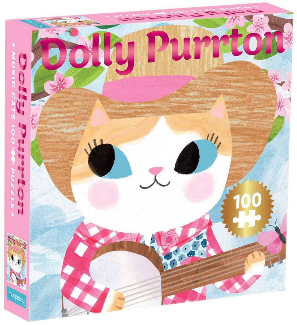 Mudpuppy 100 Piece Puzzle - Dolly Purrton Music Cats