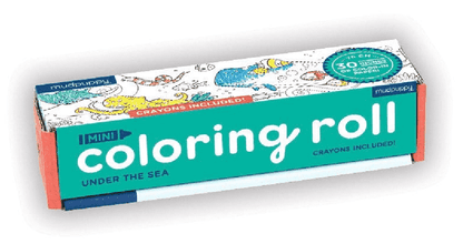 Mudpuppy Mini Coloring Roll - Under The Sea