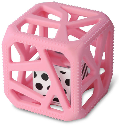 Munch Baby Chew Cube - Pink