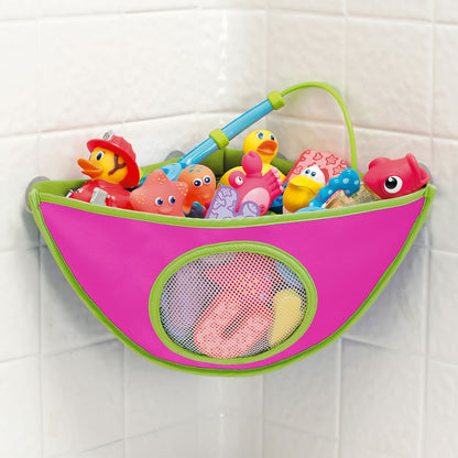 Munchkin Corner Bath Toy Organizer - Pink