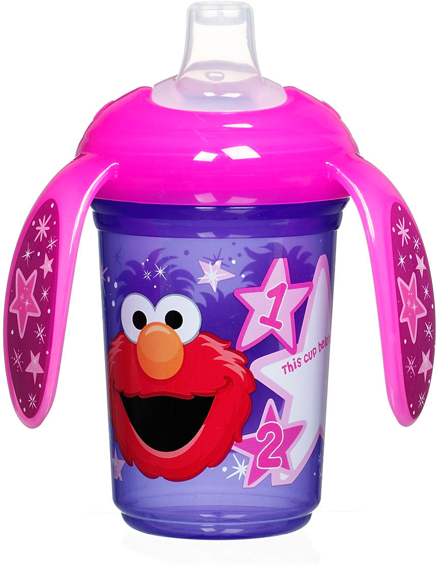 Munchkin Sesame Street Trainer Cup, 7 oz - Purple/Pink