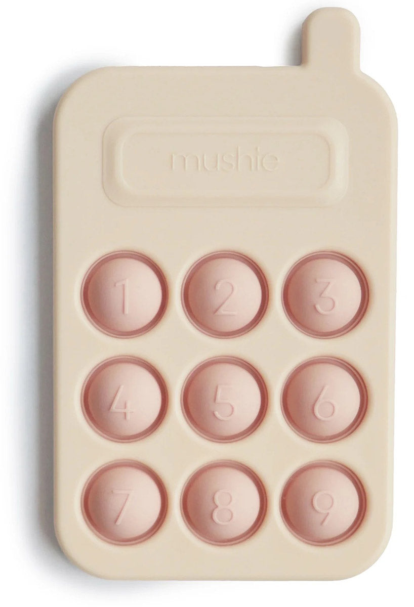 Mushie Phone Press Toy - Blush