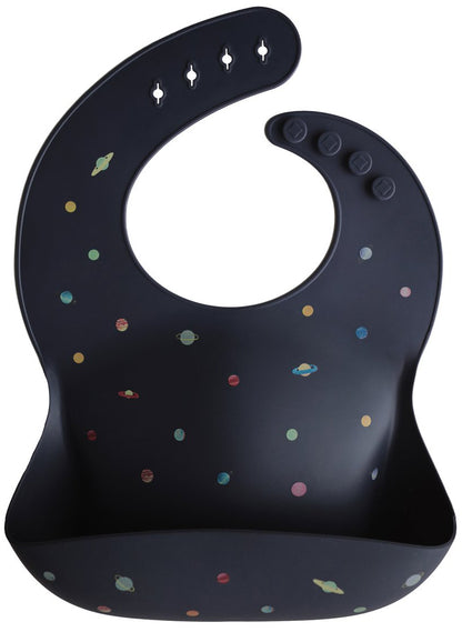 Mushie Silicone Baby Bib - Planets