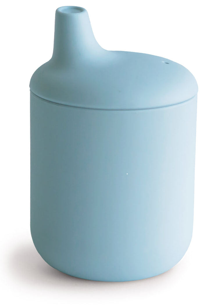 Mushie Silicone Sippy Cup - Powder Blue