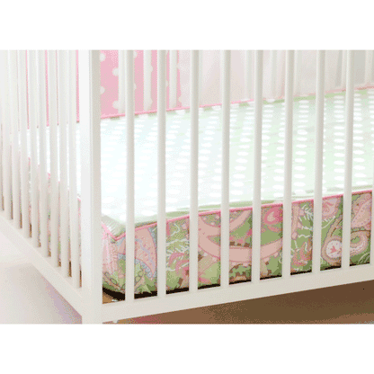 My Baby Sam Pixie Baby Pink Bumperless Crib Sheet