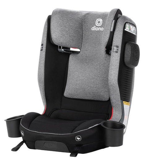 Diono Monterey 6DXT SafePlus High Back Belt Positioning Booster Car Seat - Black Storm