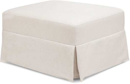 Namesake Crawford Gliding Ottoman - Performance Cream Eco-Weave