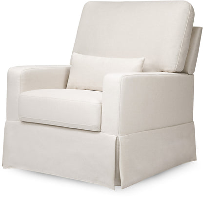 Namesake Crawford Pillowback Comfort Swivel Glider - Performance Cream Eco-Weave