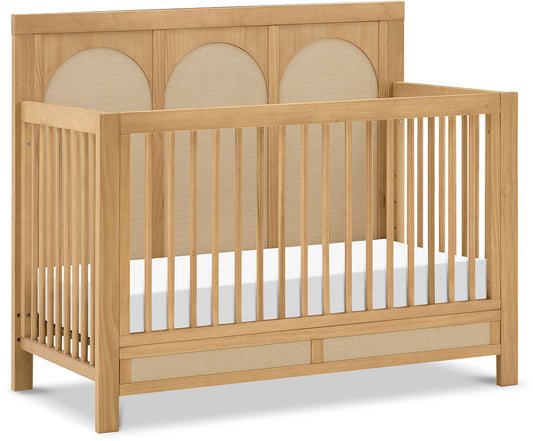 Namesake Eloise 4-in-1 Convertible Crib - Honey and Performance Sand Eco-Weave