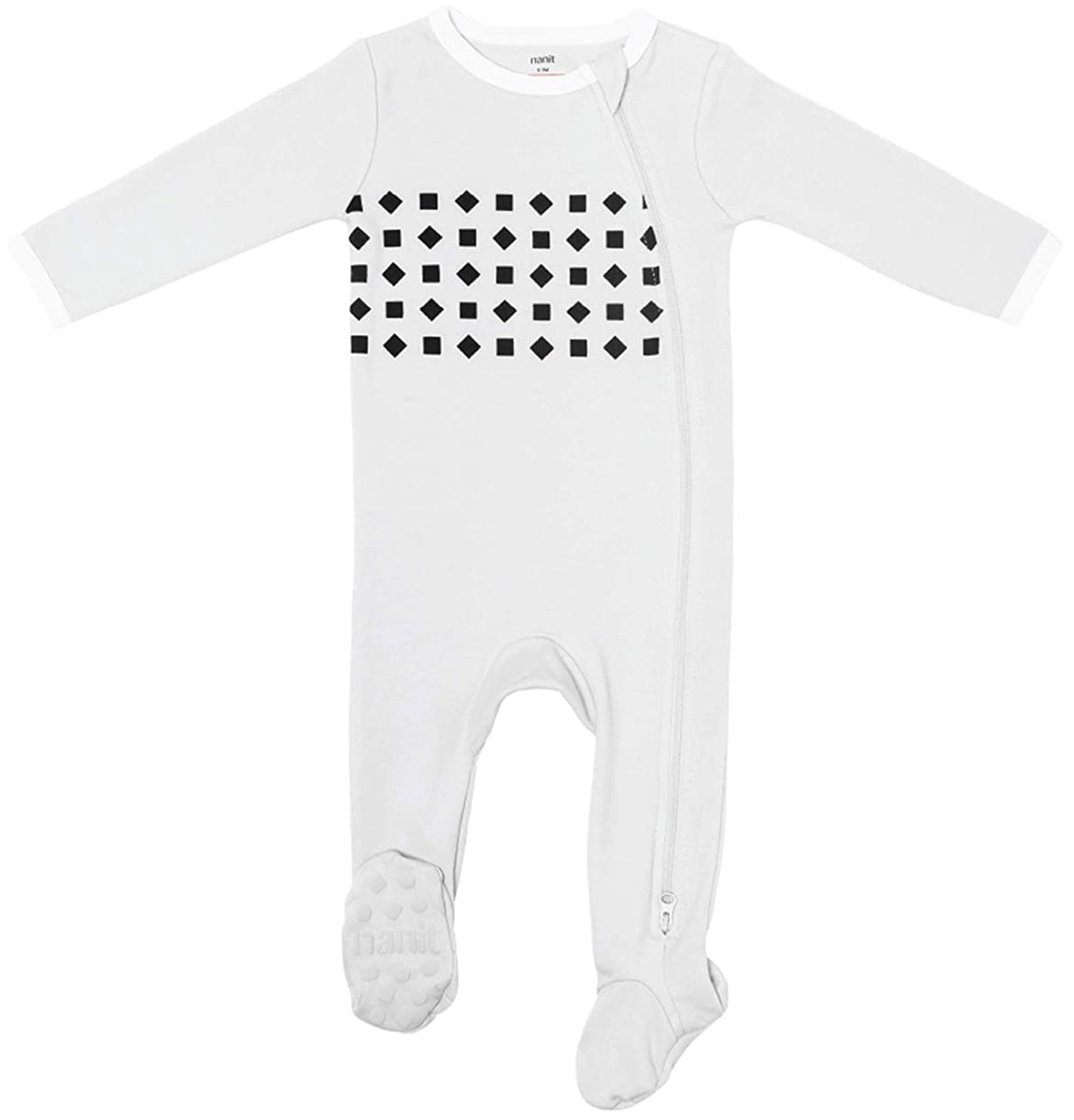 Nanit Breathing Wear Pajamas - 6-9 Months, Pebble Grey