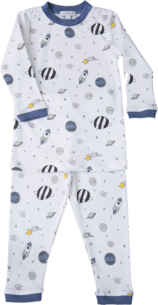 Noomie 2 Piece Pajamas - Blue Universe (12-18M)