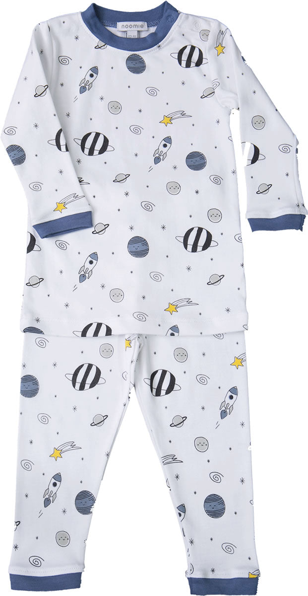 Noomie 2 Piece Pajamas - Blue Universe (3T)