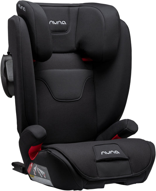 Nuna AACE Flame-Retardant Free Back Belt Positioning Booster Car Seat - Caviar