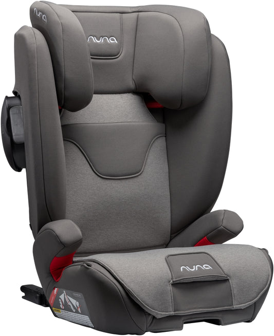 Nuna AACE Flame-Retardant Free High Back Belt Positioning Booster Car Seat - Granite