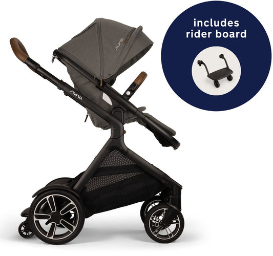 Nuna DEMI Next Stroller with Rider Board - Granite