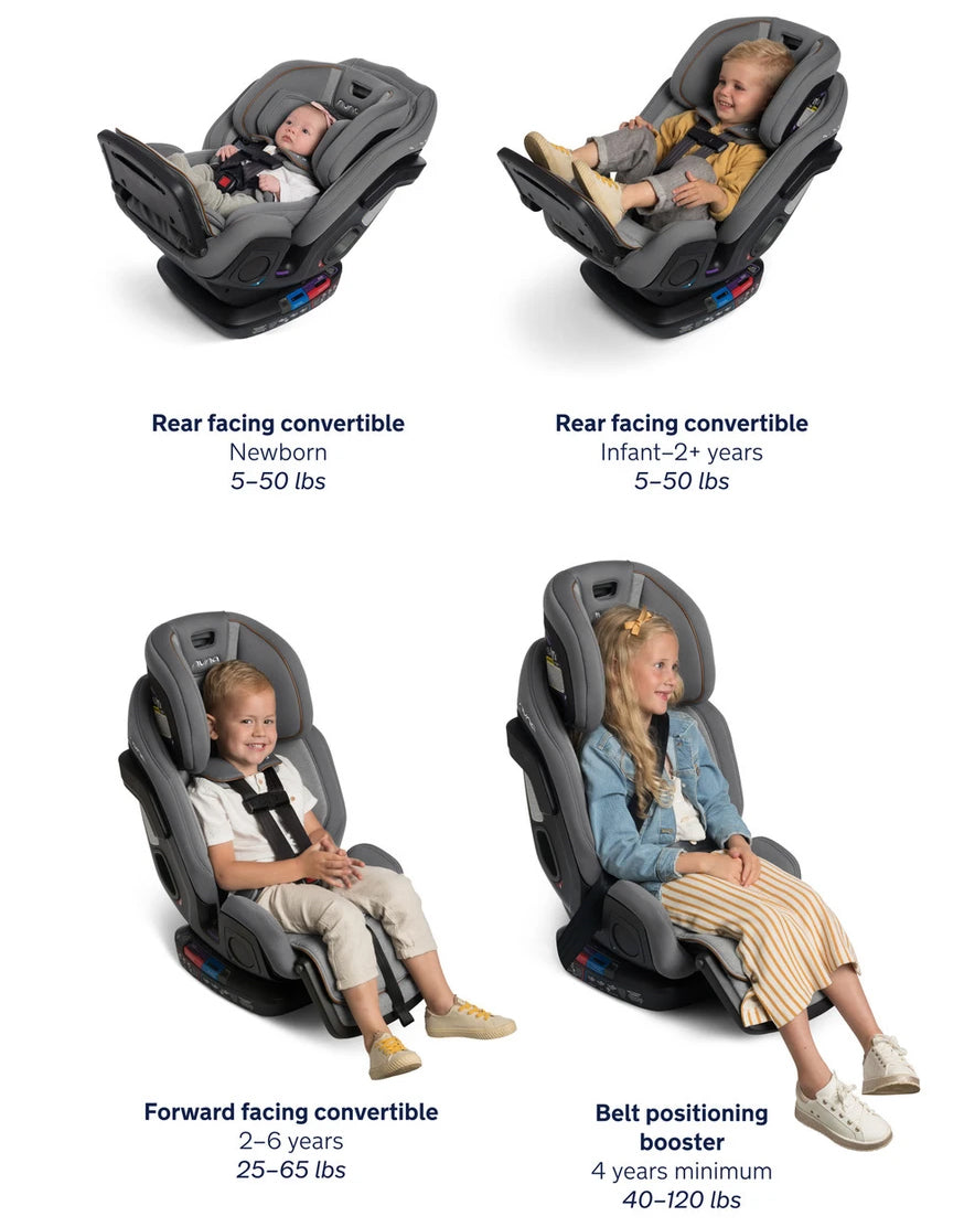 Nuna EXEC All-In-One Convertible Car Seat - Caviar