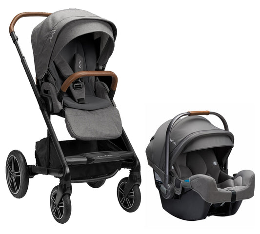 Nuna MIXX Next + PIPA RX Travel System Bundle - Granite/Granite