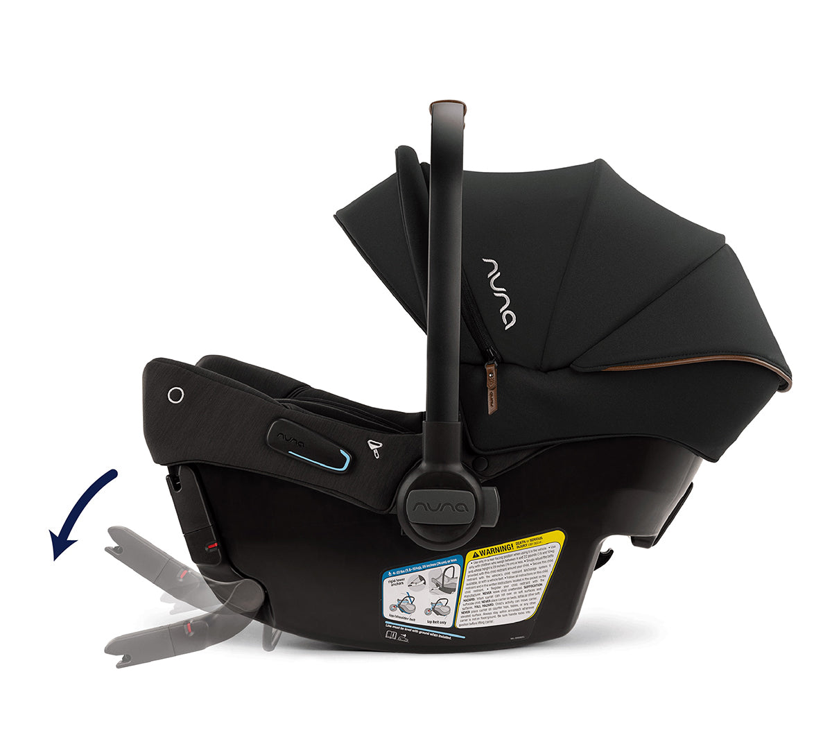 Nuna MIXX next + PIPA urbn Travel System - Caviar