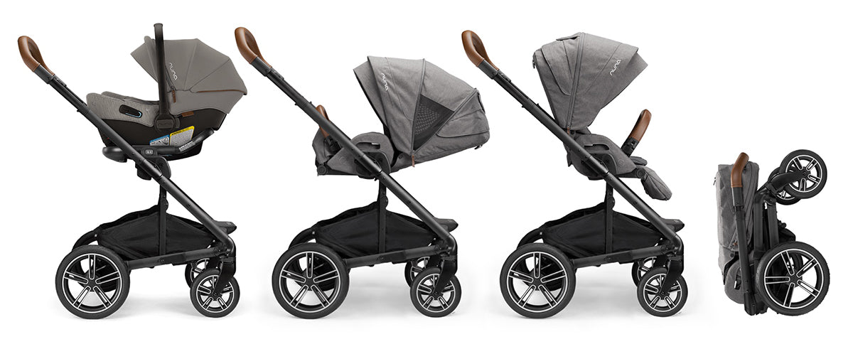 Nuna MIXX next + PIPA urbn Travel System - Granite