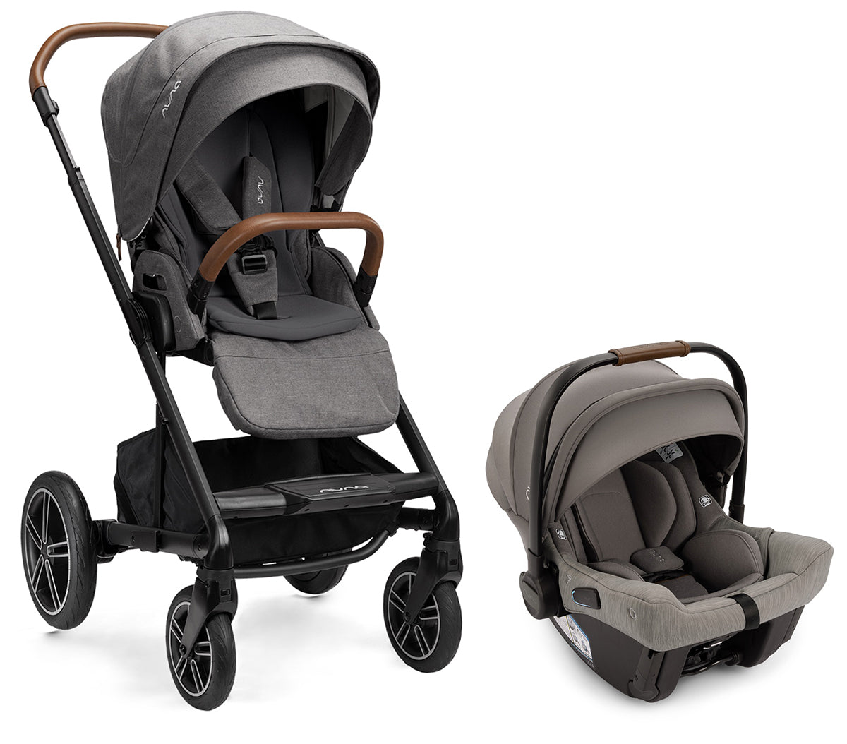 Nuna MIXX next + PIPA urbn Travel System - Granite