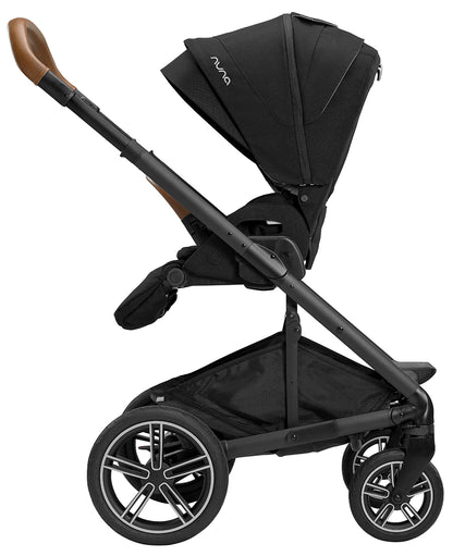 Nuna MIXX Next Stroller + Bassinet with Stand Bundle - Caviar