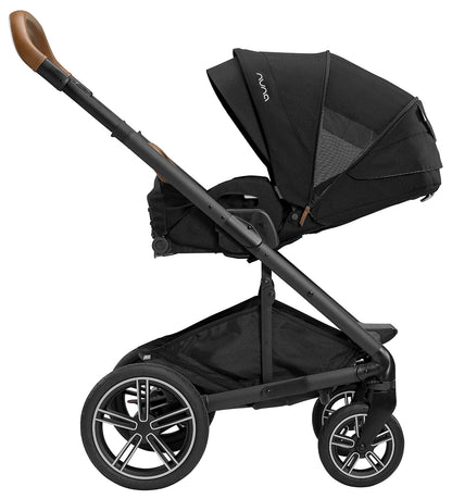 Nuna MIXX Next Stroller + Bassinet with Stand Bundle - Caviar