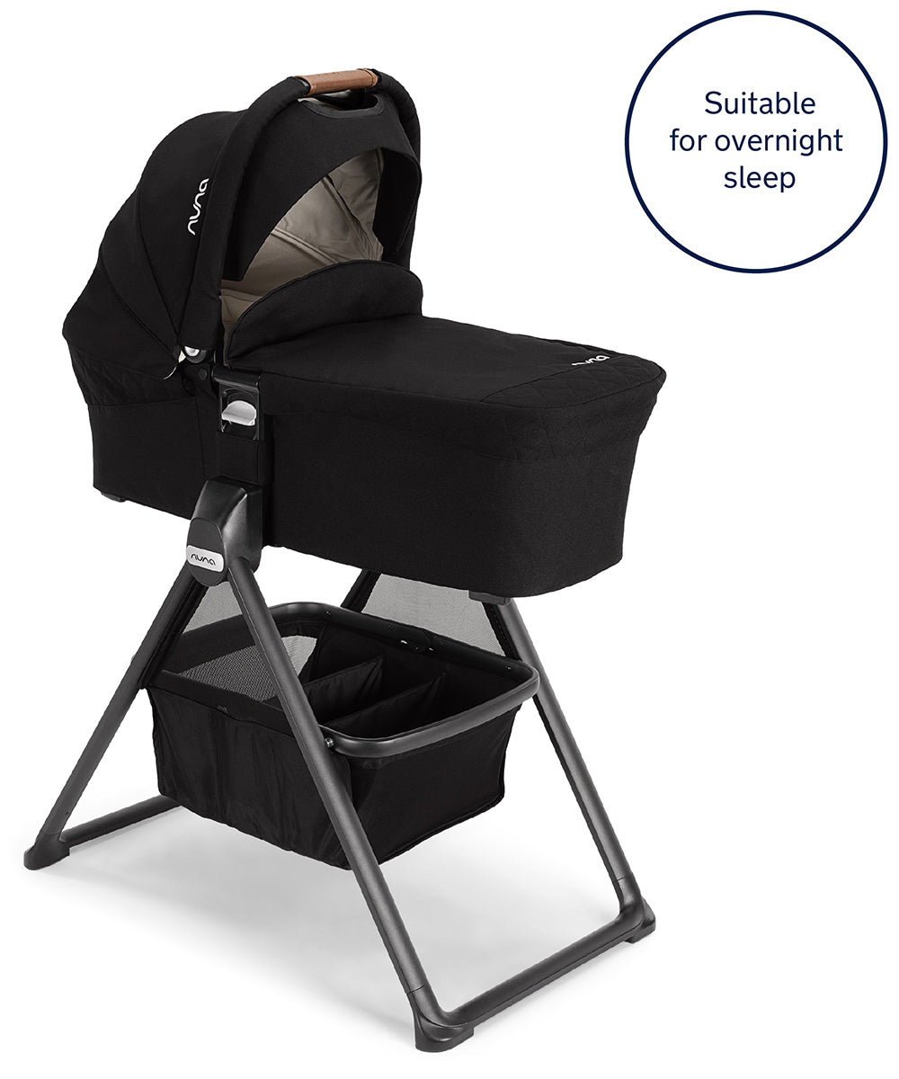 Nuna MIXX Next Stroller + Bassinet with Stand Bundle - Caviar